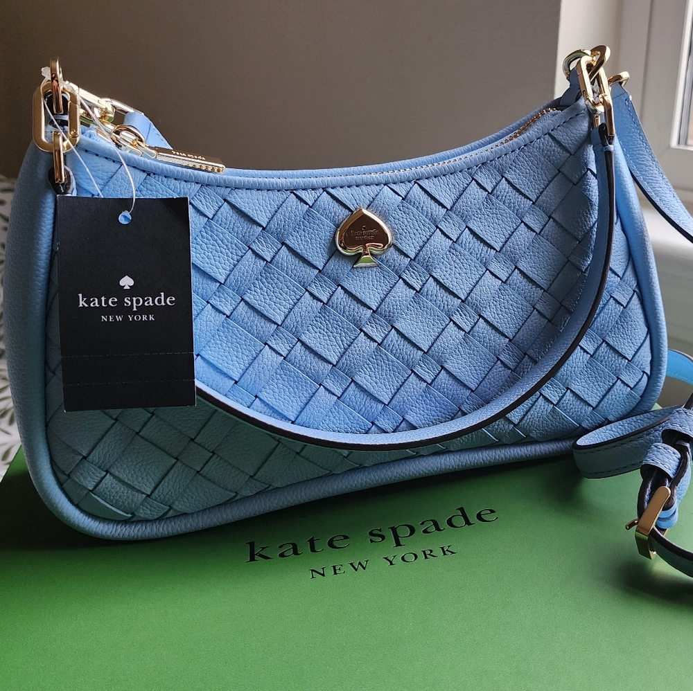Kate Spade Blue Woven Women's Bag